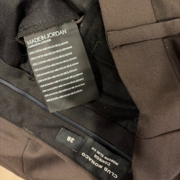 Club Monaco Connor Modern Slim Fit Trousers - Picture 2 of 4